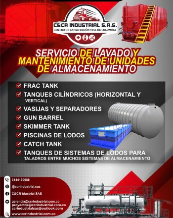 Lavado y Mantenimiento de tanques CCRINDUSTRIAL